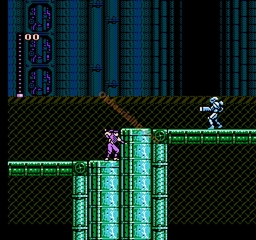 une photo d'Ã©cran de Blue Shadow sur Nintendo Nes